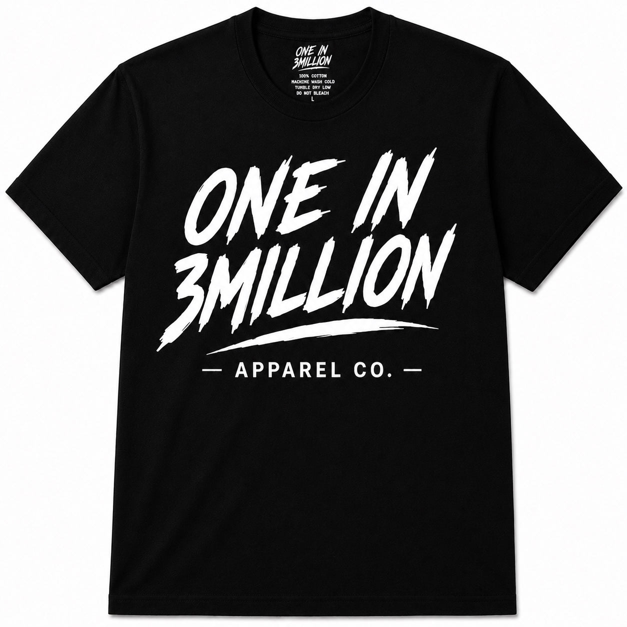 DROP 001 Tee | White/Black