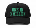 ONE IN 3 MILLION Trucker Hat | Green/Black